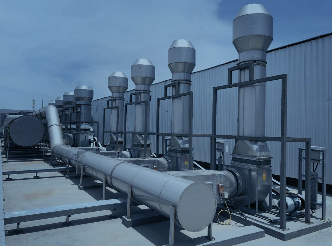 A Sheet Metal Installation project of UPM Mechanical's in Northern Colorado